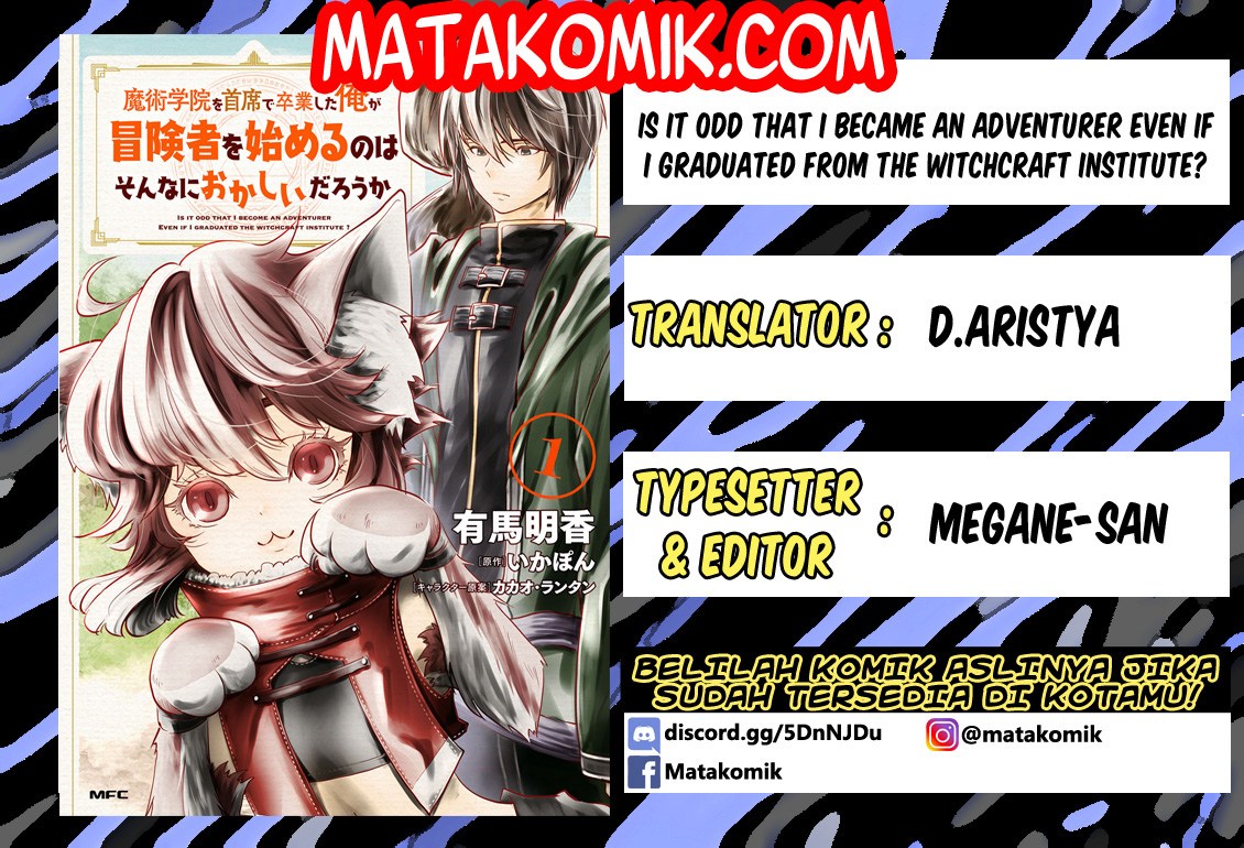Majutsu Gakuin wo Shuseki de Sotsugyoushita Ore ga Boukensha wo Hajimeru no wa Sonna ni Okashii Darou ka Chapter 2 - halaman 1