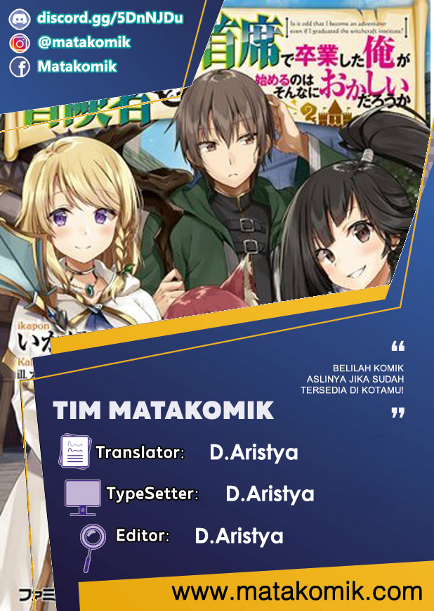 Majutsu Gakuin wo Shuseki de Sotsugyoushita Ore ga Boukensha wo Hajimeru no wa Sonna ni Okashii Darou ka Chapter 7 - halaman 1