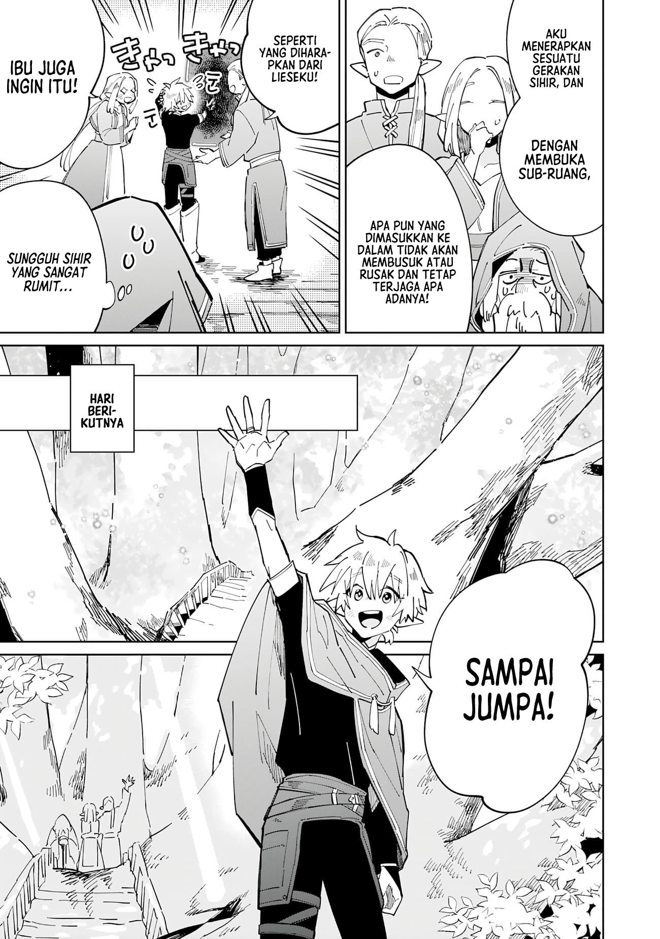 Majutsu wo Kiwamete Tabi ni Deta Tensei Elf, Moteamashita Jumyou de Ikeru Densetsu to Naru Chapter 4 - halaman 11