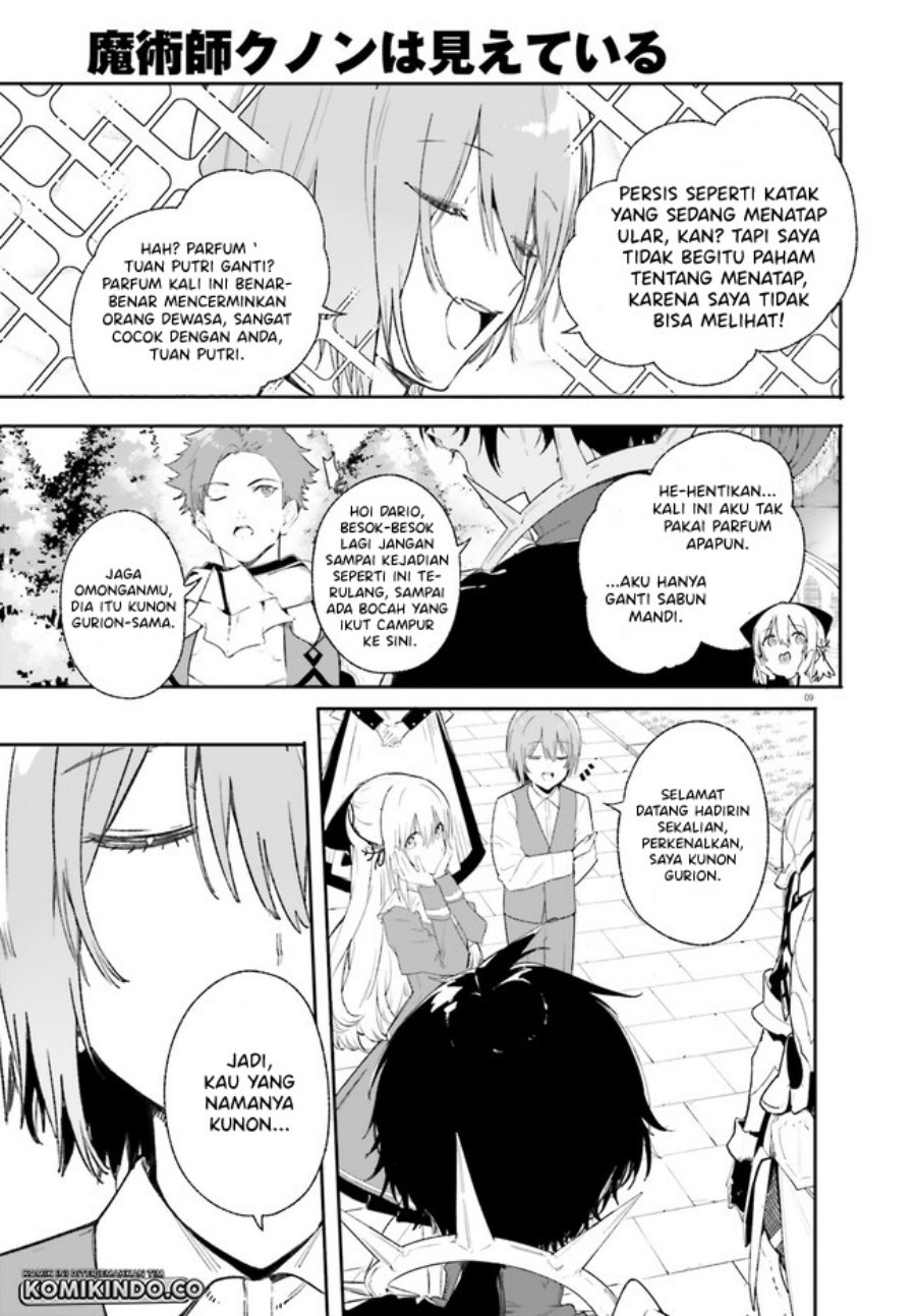 Majutsushi Kunon wa Mieteiru Chapter 10.1 - halaman 10