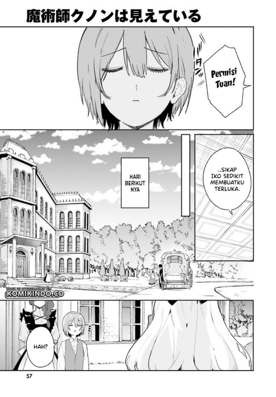 Majutsushi Kunon wa Mieteiru Chapter 10.1 - halaman 8
