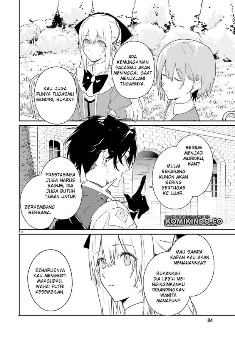 Majutsushi Kunon wa Mieteiru Chapter 10.2 - halaman 16