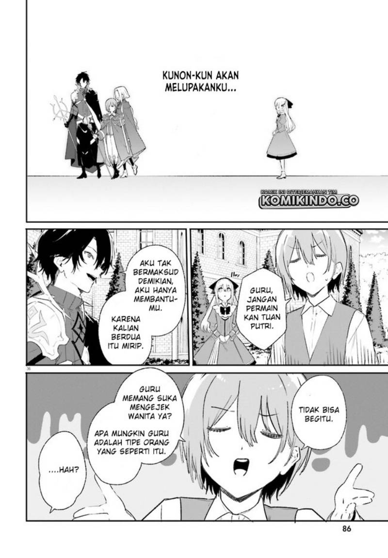 Majutsushi Kunon wa Mieteiru Chapter 10.2 - halaman 18