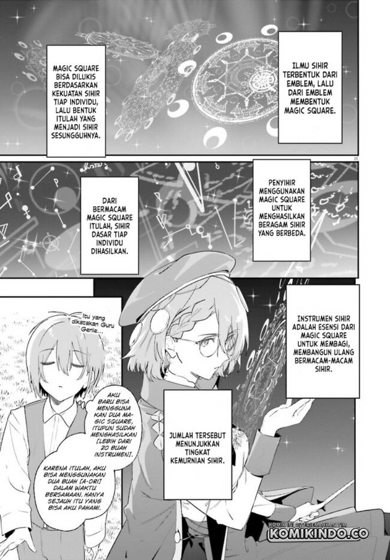 Majutsushi Kunon wa Mieteiru Chapter 10.2 - halaman 7