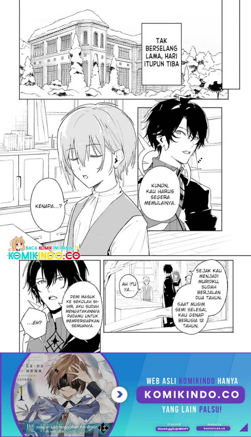 Majutsushi Kunon wa Mieteiru Chapter 11.1 - halaman 11