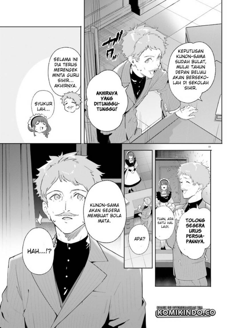 Majutsushi Kunon wa Mieteiru Chapter 12.1 - halaman 10