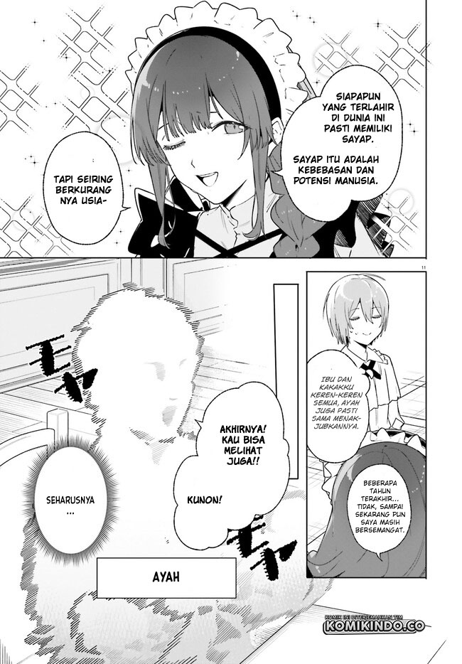 Majutsushi Kunon wa Mieteiru Chapter 13.1 - halaman 12