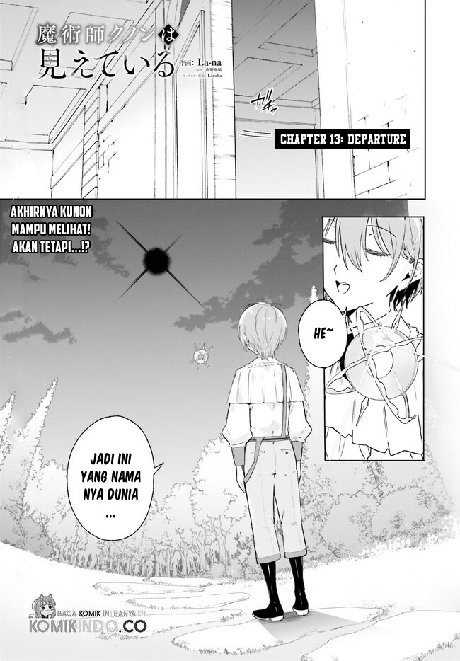Majutsushi Kunon wa Mieteiru Chapter 13.1 - halaman 2