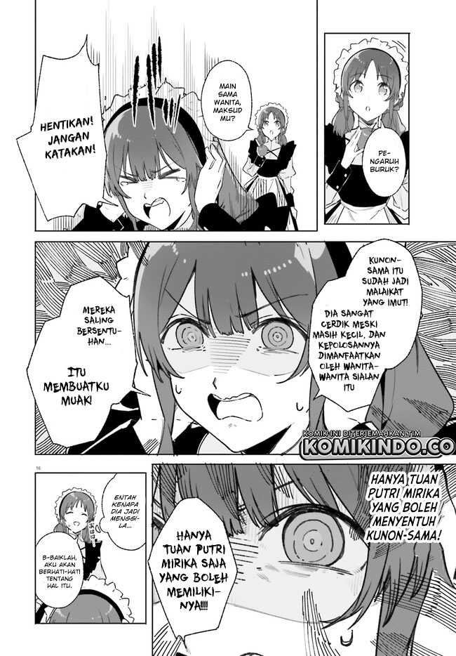 Majutsushi Kunon wa Mieteiru Chapter 14.1 - halaman 17