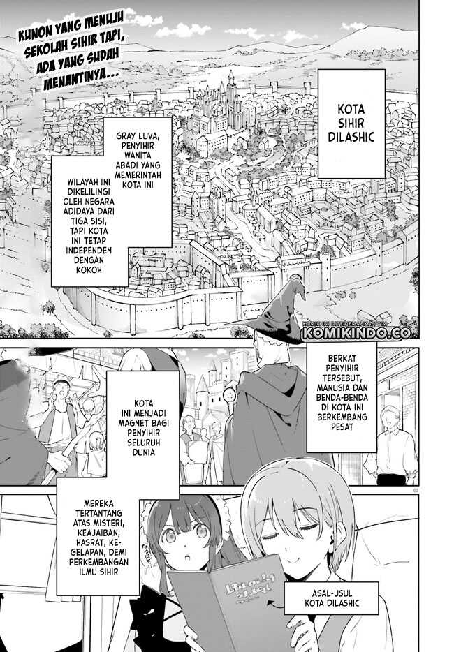 Majutsushi Kunon wa Mieteiru Chapter 14.1 - halaman 4