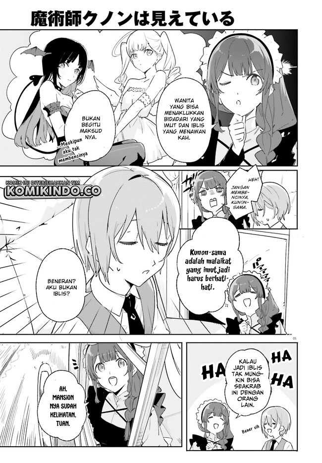 Majutsushi Kunon wa Mieteiru Chapter 14.1 - halaman 6
