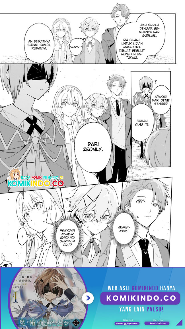 Majutsushi Kunon wa Mieteiru Chapter 16.1 - halaman 16
