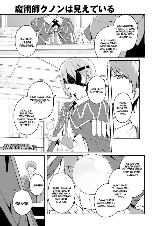 Majutsushi Kunon wa Mieteiru Chapter 17.1 - halaman 10