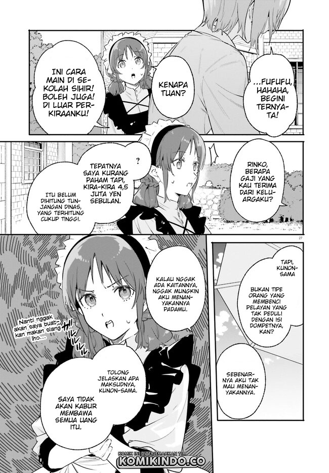 Majutsushi Kunon wa Mieteiru Chapter 17.2 - halaman 14