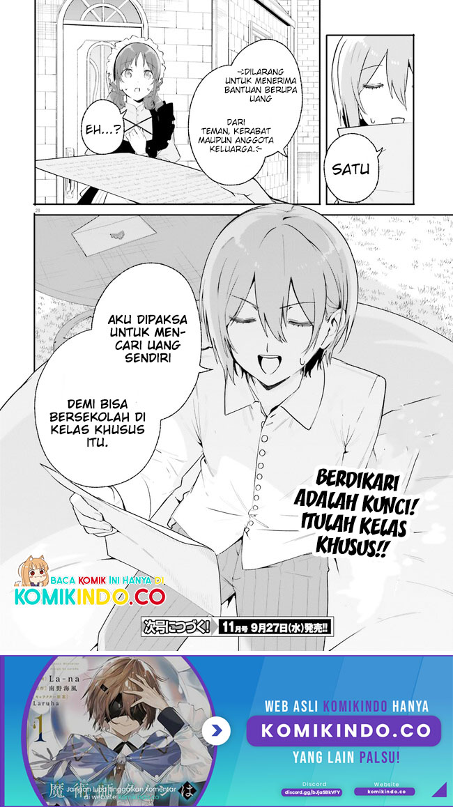 Majutsushi Kunon wa Mieteiru Chapter 17.2 - halaman 15