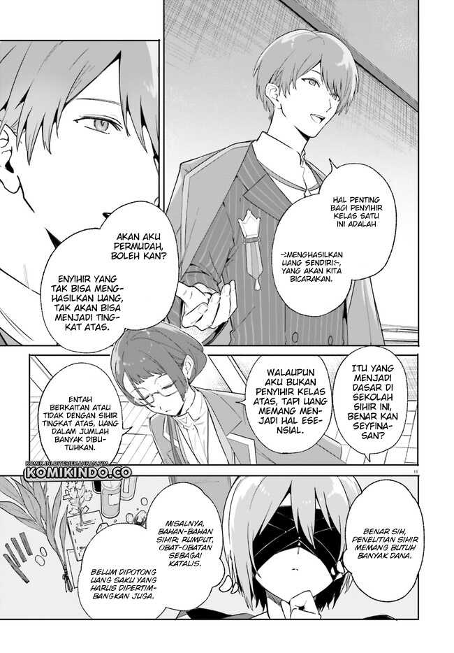 Majutsushi Kunon wa Mieteiru Chapter 18.1 - halaman 12