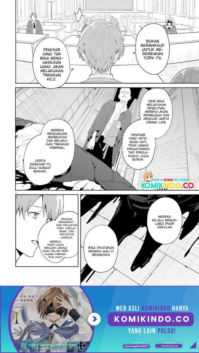 Majutsushi Kunon wa Mieteiru Chapter 18.1 - halaman 13