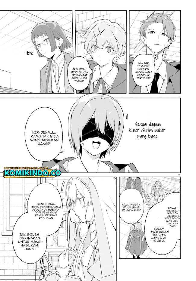 Majutsushi Kunon wa Mieteiru Chapter 19.1 - halaman 12