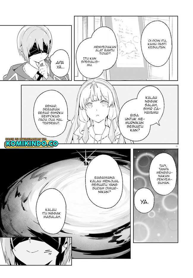 Majutsushi Kunon wa Mieteiru Chapter 19.1 - halaman 16