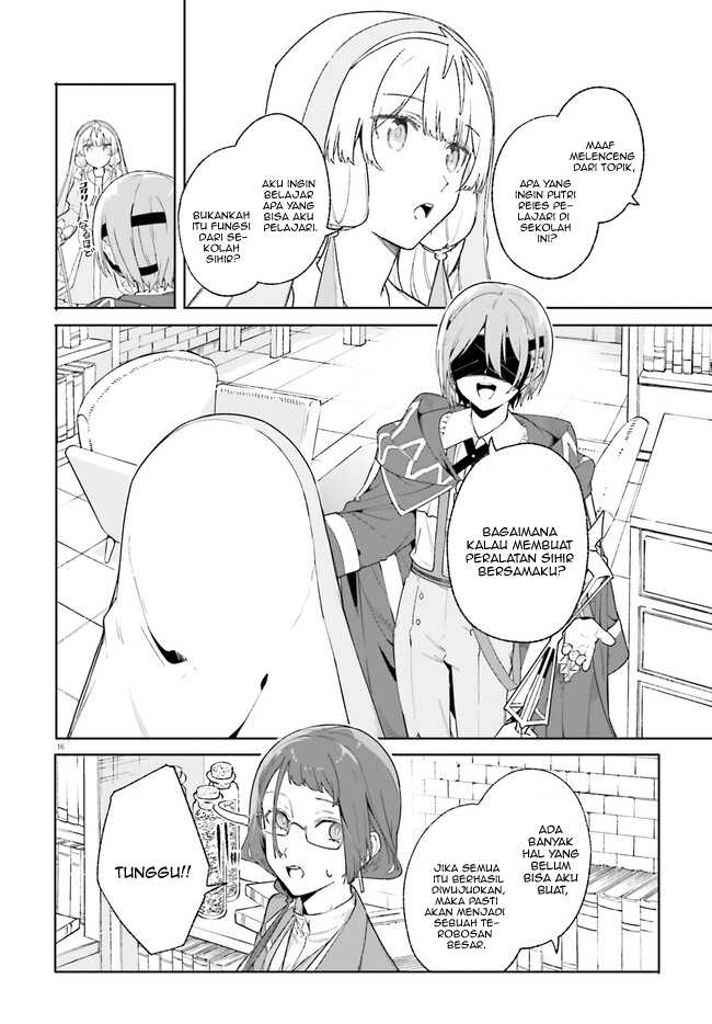 Majutsushi Kunon wa Mieteiru Chapter 19.1 - halaman 17