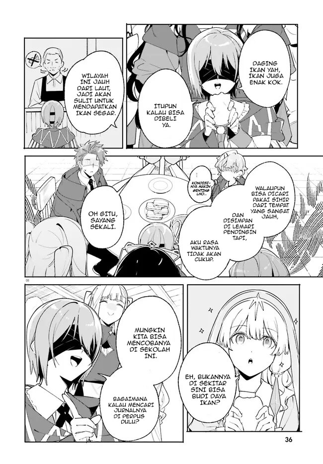 Majutsushi Kunon wa Mieteiru Chapter 23.1 - halaman 8
