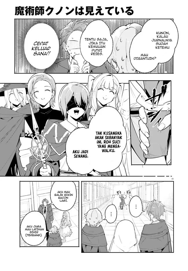 Majutsushi Kunon wa Mieteiru Chapter 23.1 - halaman 9