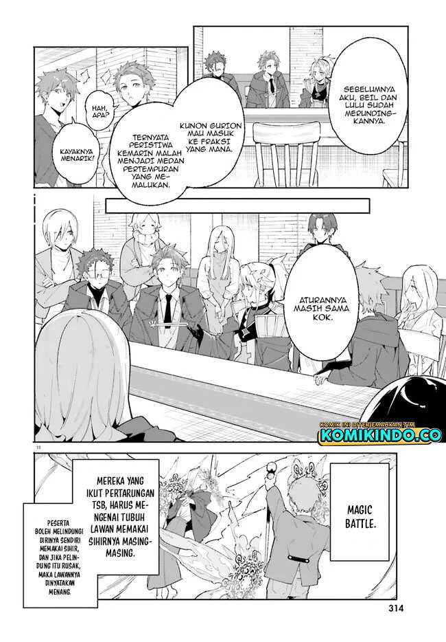 Majutsushi Kunon wa Mieteiru Chapter 24.1 - halaman 19