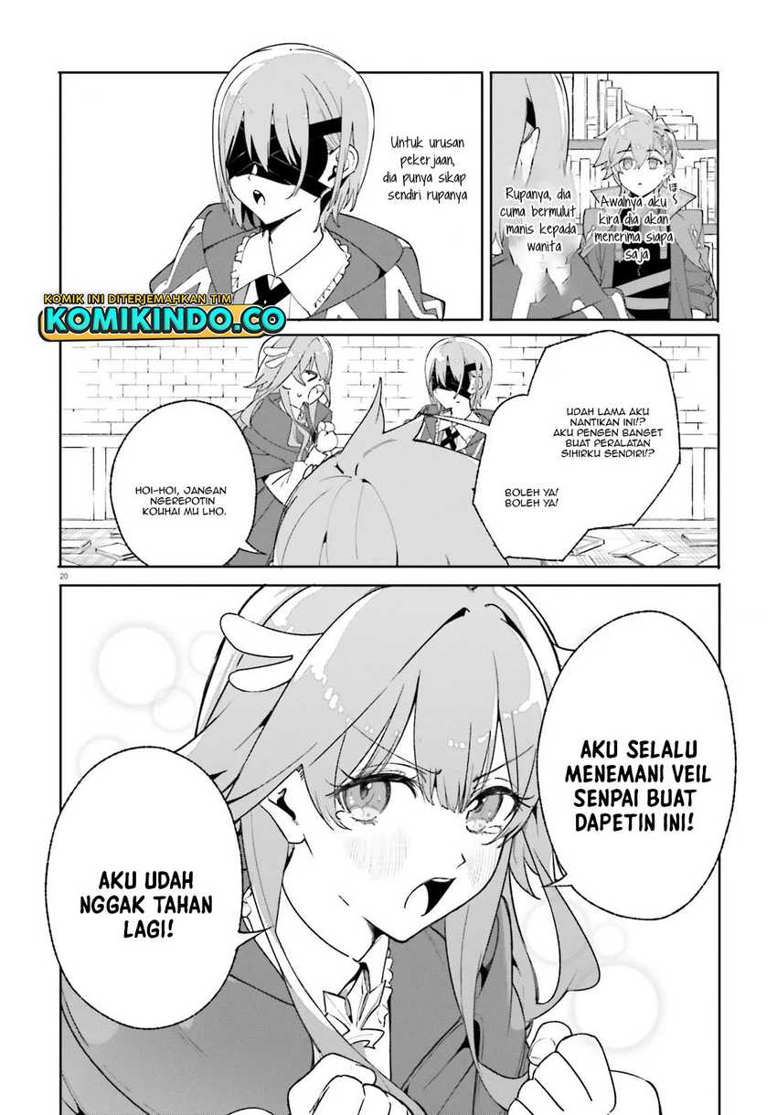 Majutsushi Kunon wa Mieteiru Chapter 26.2 - halaman 11