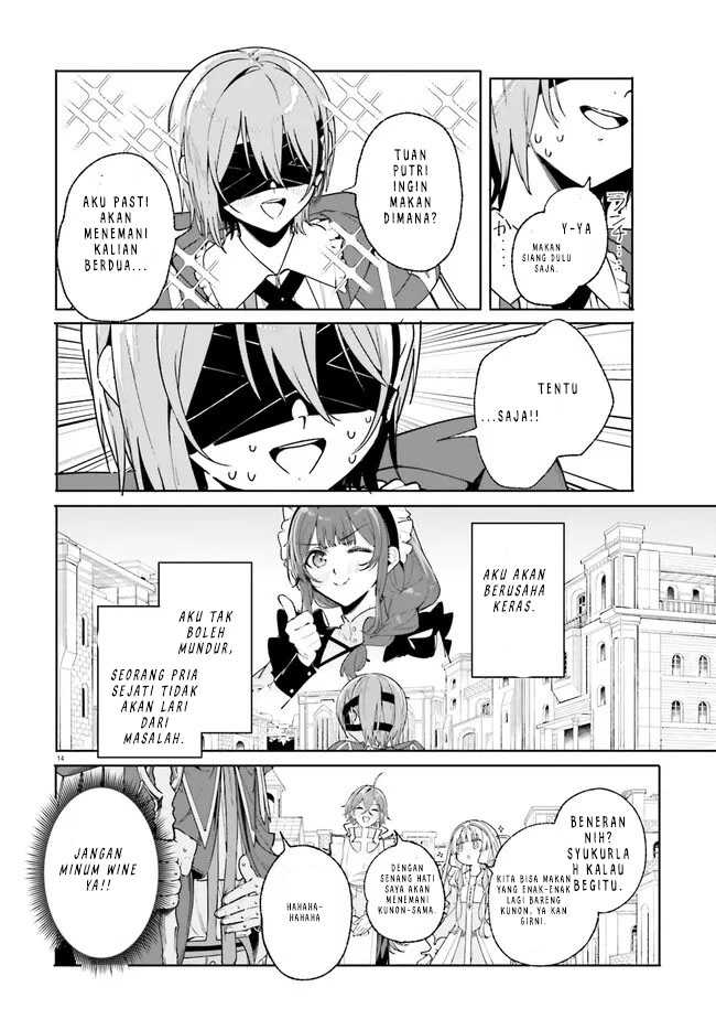 Majutsushi Kunon wa Mieteiru Chapter 32.1 - halaman 14