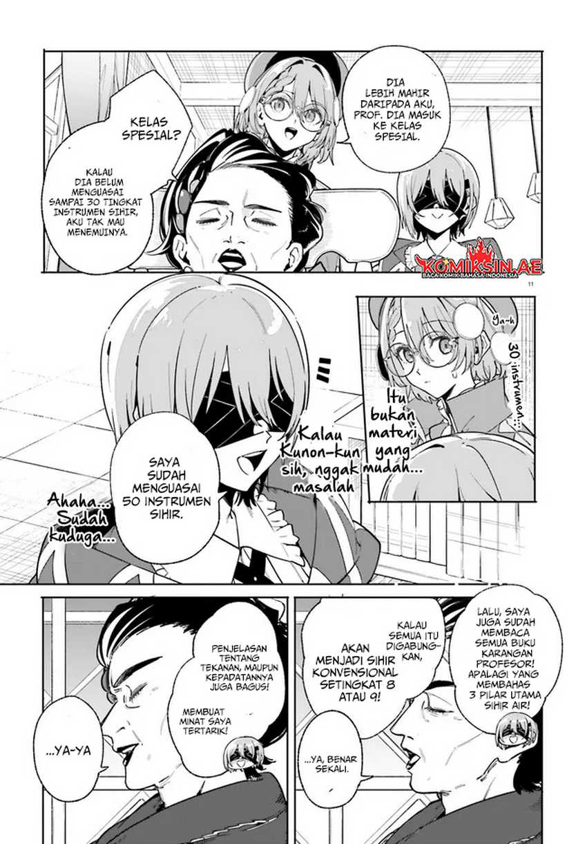 Majutsushi Kunon wa Mieteiru Chapter 33.1 - halaman 11
