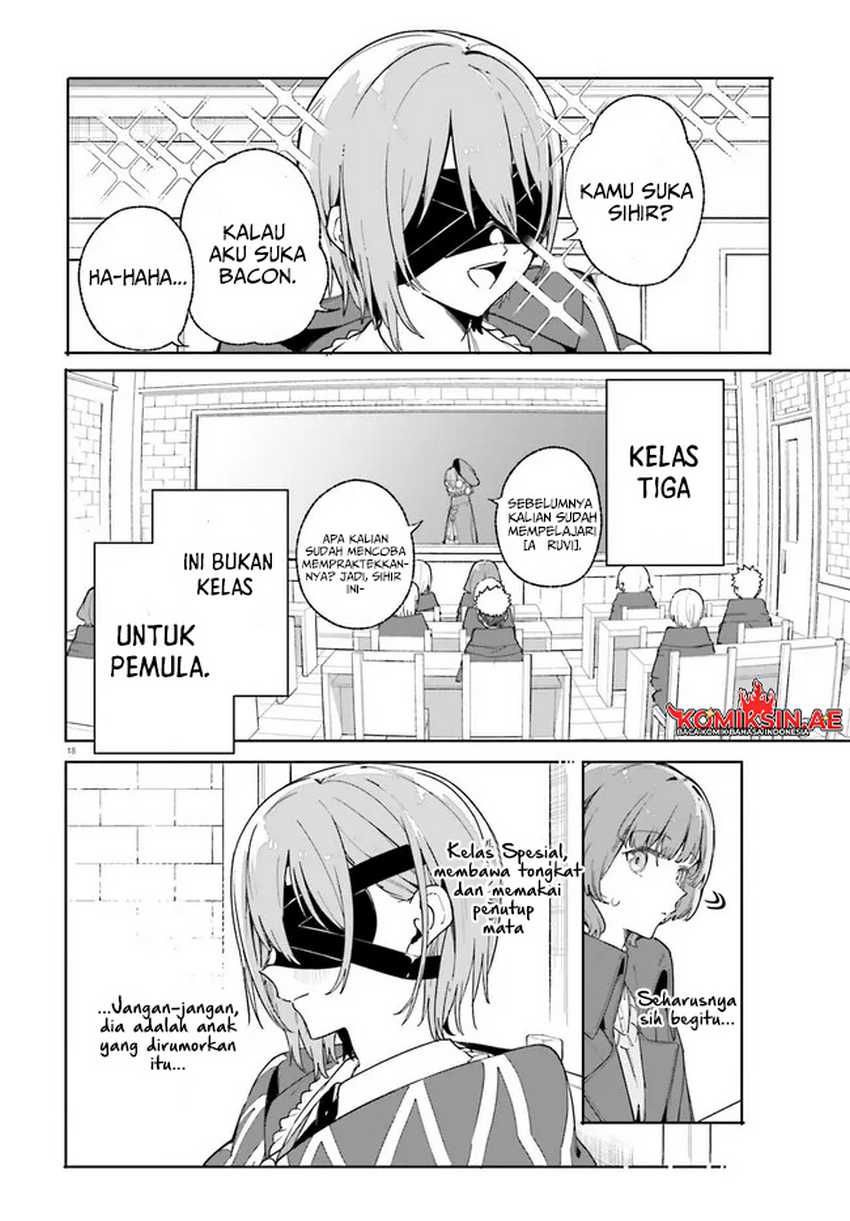 Majutsushi Kunon wa Mieteiru Chapter 33.1 - halaman 18