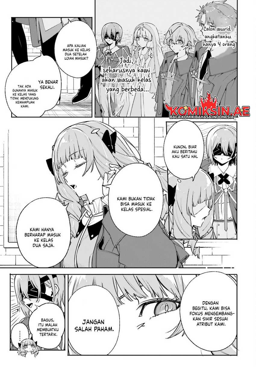 Majutsushi Kunon wa Mieteiru Chapter 35.1 - halaman 14