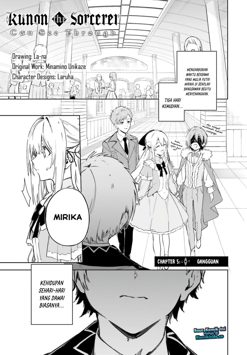Majutsushi Kunon wa Mieteiru Chapter 5 - halaman 2