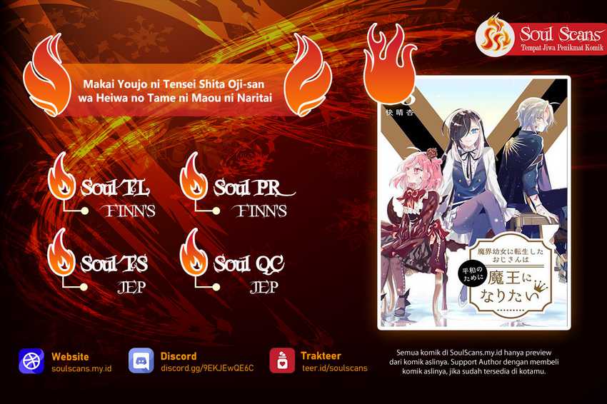 Makai Youjo ni Tensei shita Oji-san wa Heiwa no Tame ni naritai Chapter 4 - halaman 1