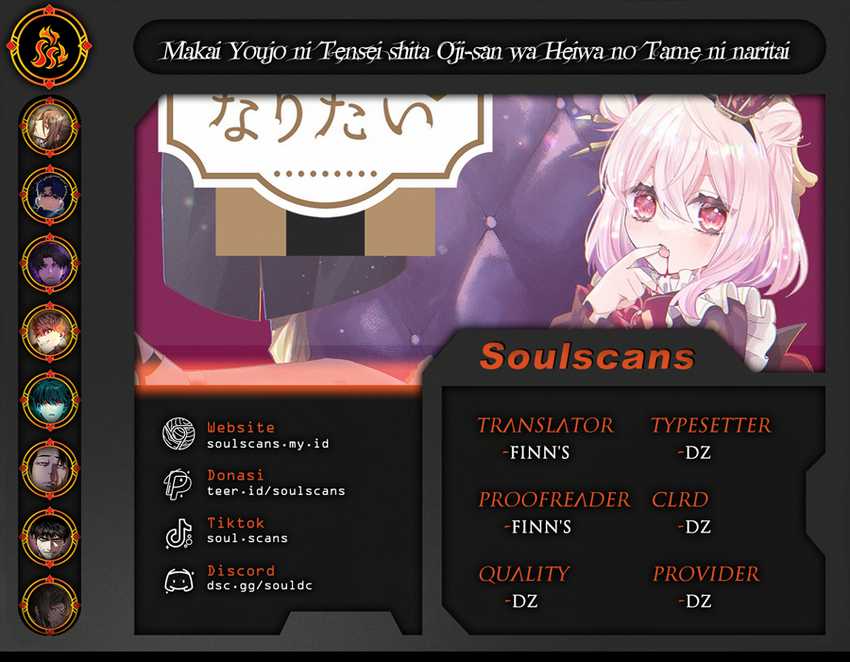 Makai Youjo ni Tensei shita Oji-san wa Heiwa no Tame ni naritai Chapter 5 - halaman 1