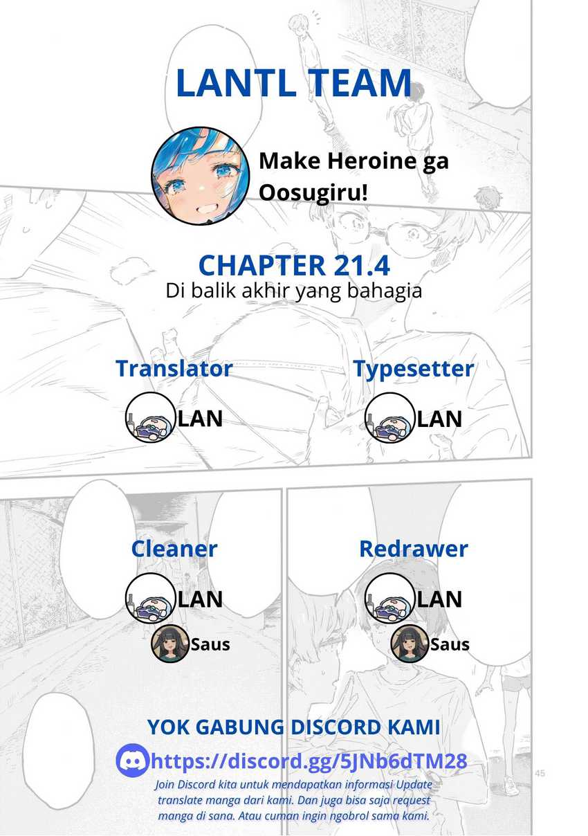 Make Heroine ga Oosugiru! Chapter 21.4 - halaman 1