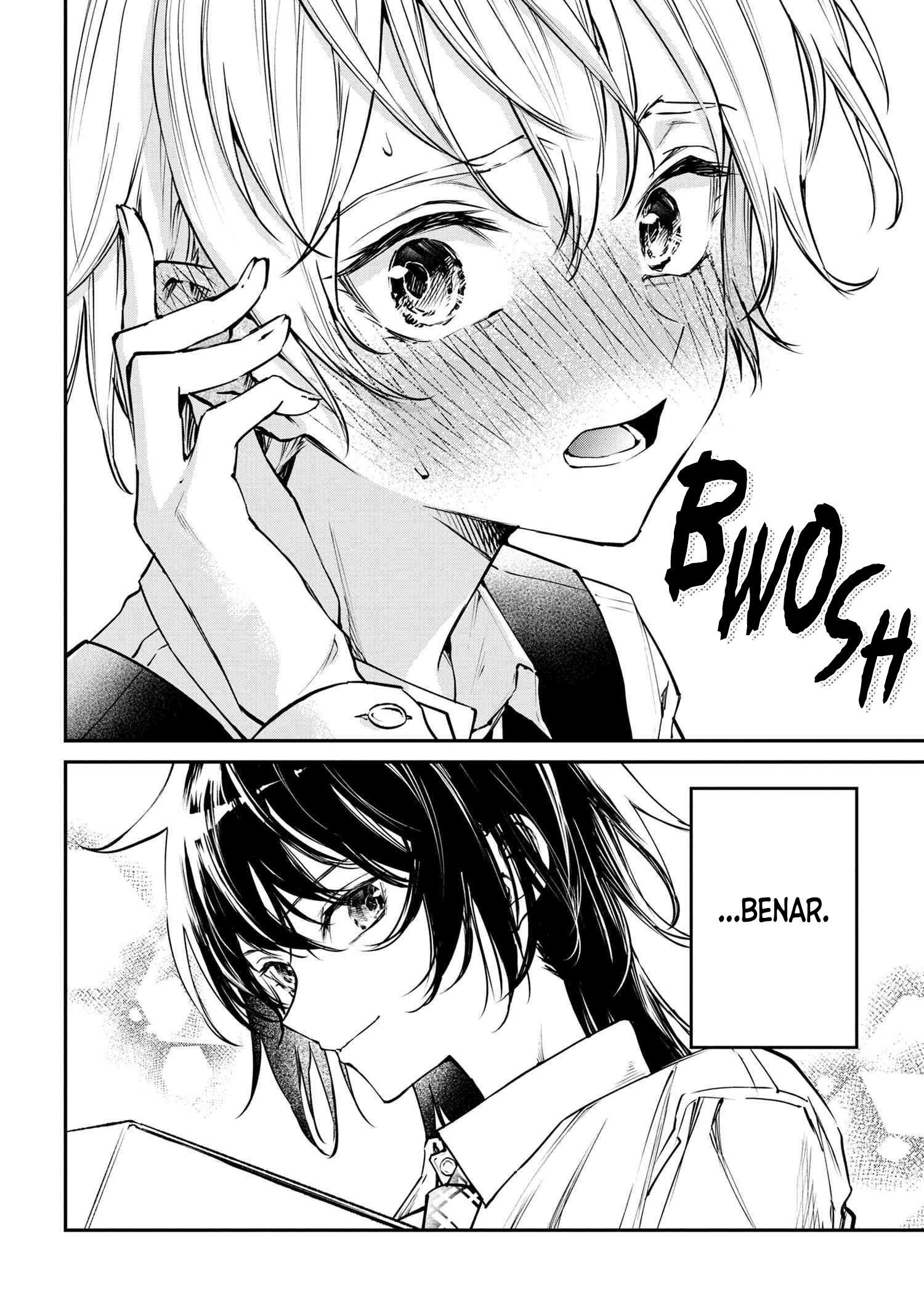 Makoto-senpai no Mae dewa Kakkotsukerarenai! Chapter 1 - halaman 8