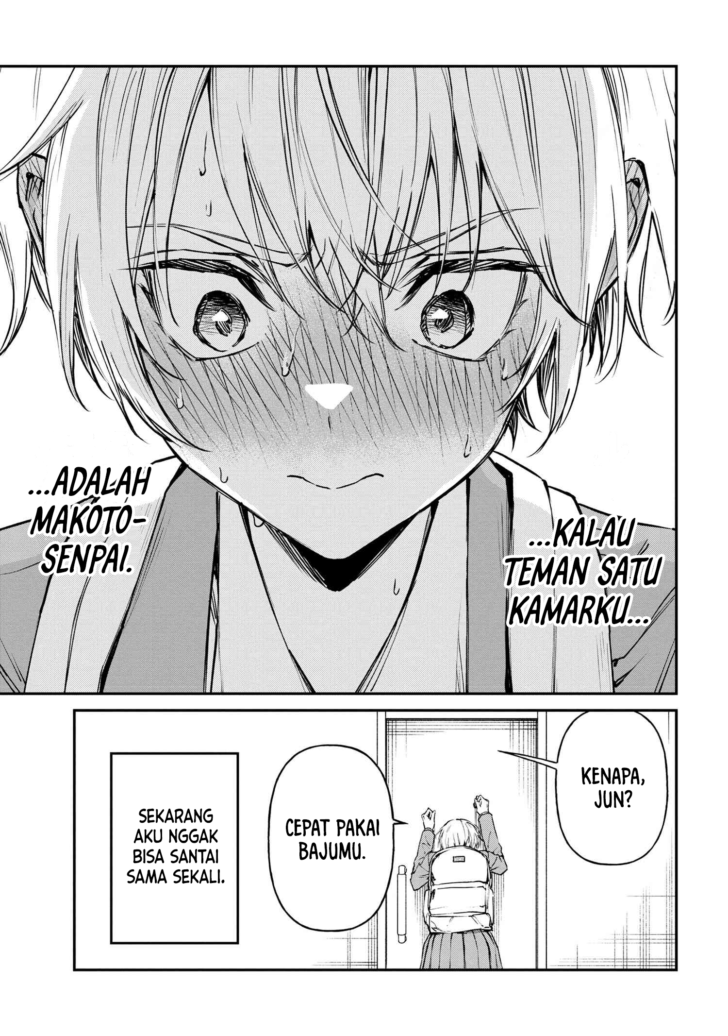 Makoto-senpai no Mae dewa Kakkotsukerarenai! Chapter 2 - halaman 7