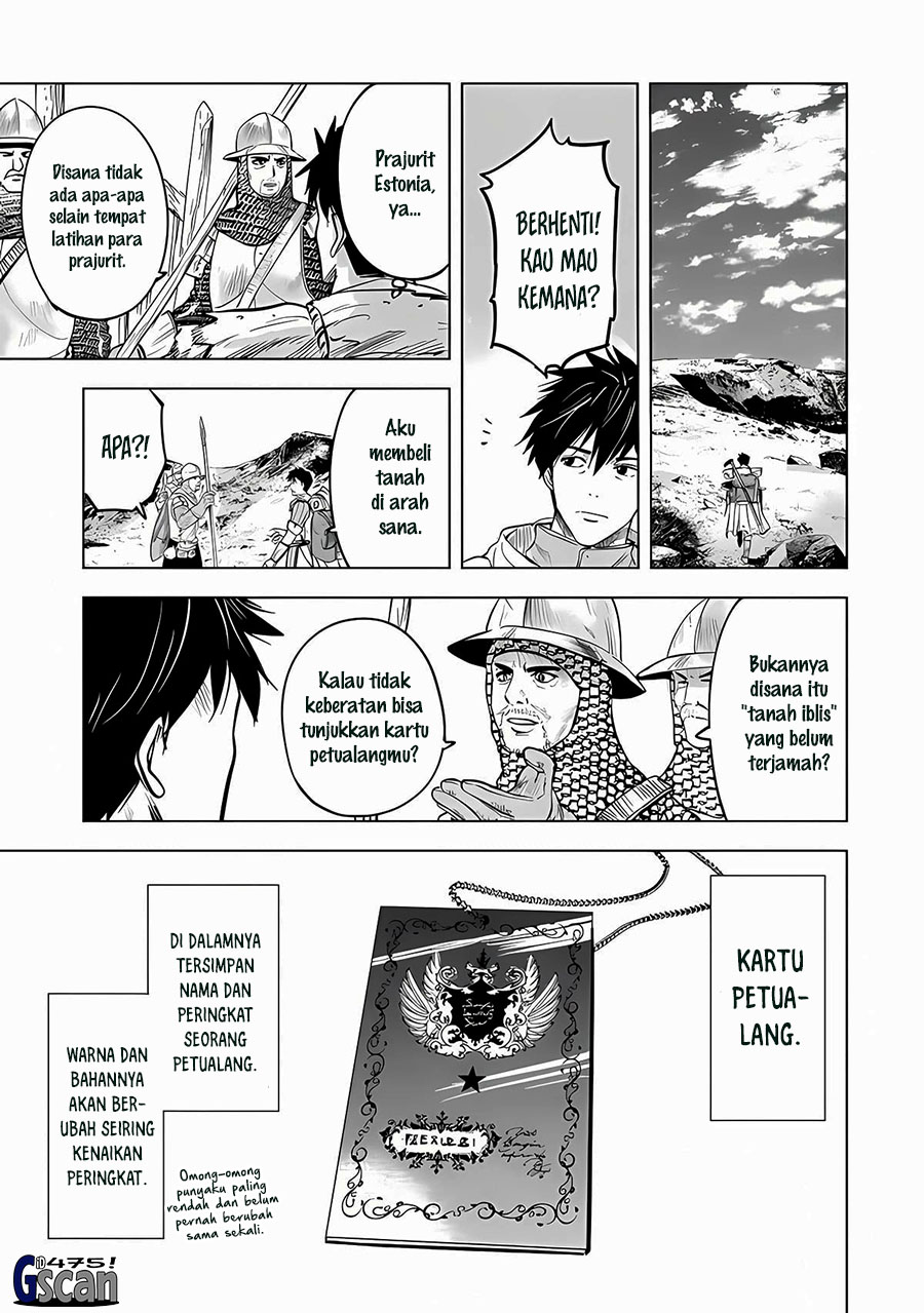 Makyou Seikatsu: Gakeppuchi Boukensha ga Hikikomoru ni wa Hirosugiru Chapter 1.1 - halaman 10