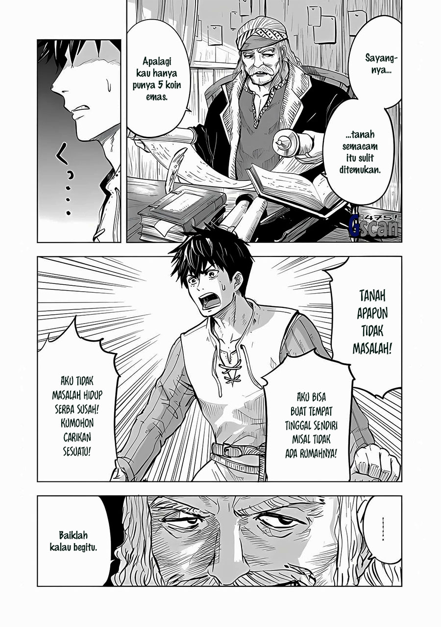 Makyou Seikatsu: Gakeppuchi Boukensha ga Hikikomoru ni wa Hirosugiru Chapter 1.1 - halaman 5