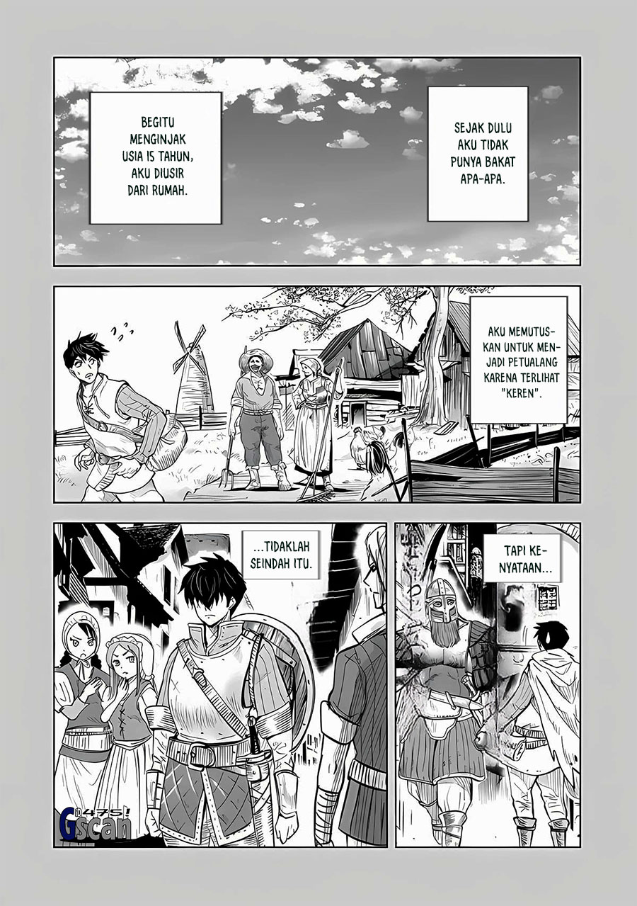 Makyou Seikatsu: Gakeppuchi Boukensha ga Hikikomoru ni wa Hirosugiru Chapter 1.1 - halaman 7