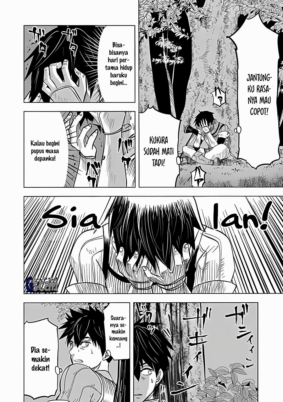 Makyou Seikatsu: Gakeppuchi Boukensha ga Hikikomoru ni wa Hirosugiru Chapter 1.2 - halaman 12