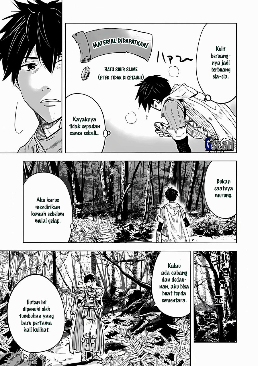 Makyou Seikatsu: Gakeppuchi Boukensha ga Hikikomoru ni wa Hirosugiru Chapter 1.2 - halaman 3
