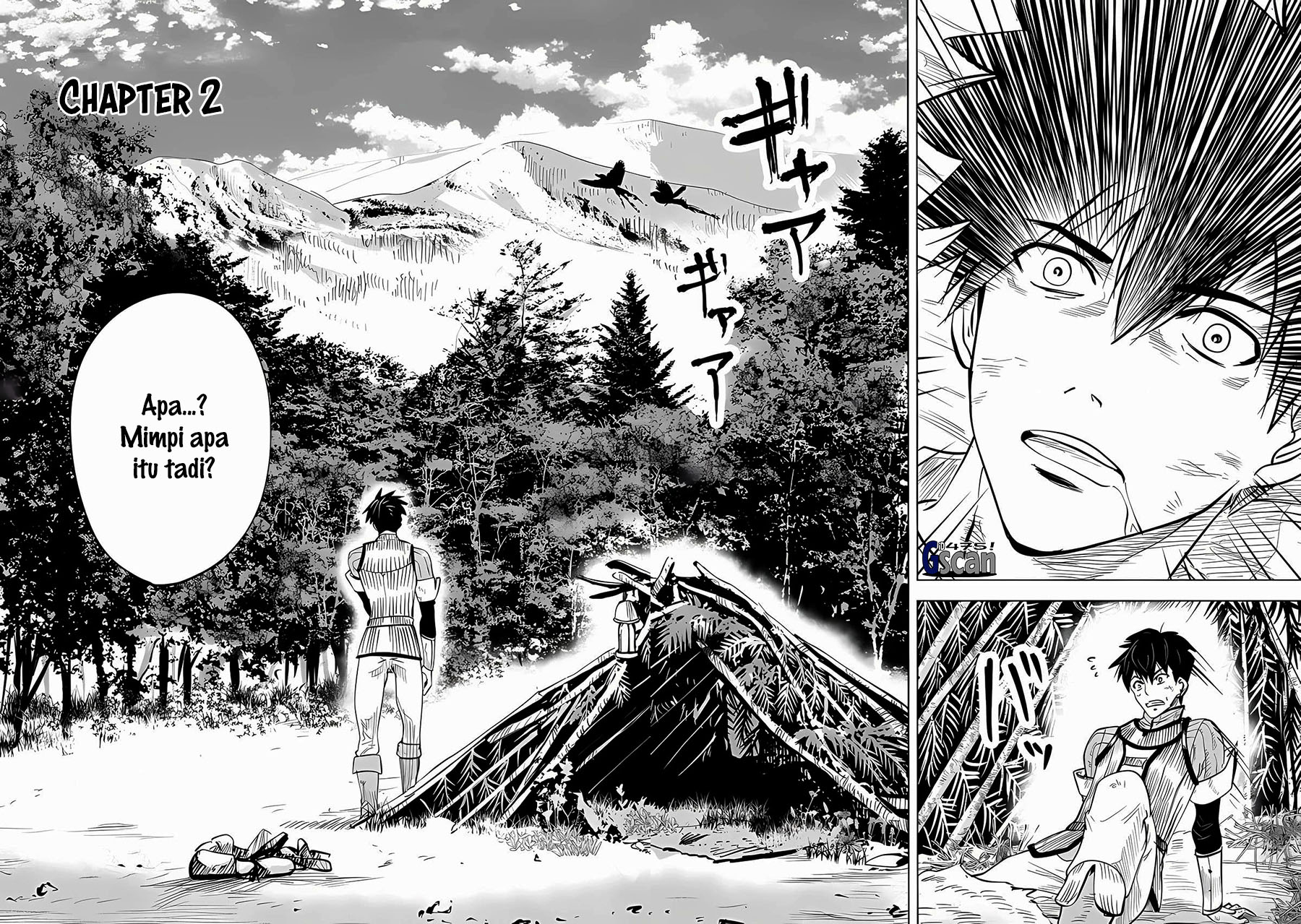 Makyou Seikatsu: Gakeppuchi Boukensha ga Hikikomoru ni wa Hirosugiru Chapter 2.1 - halaman 2