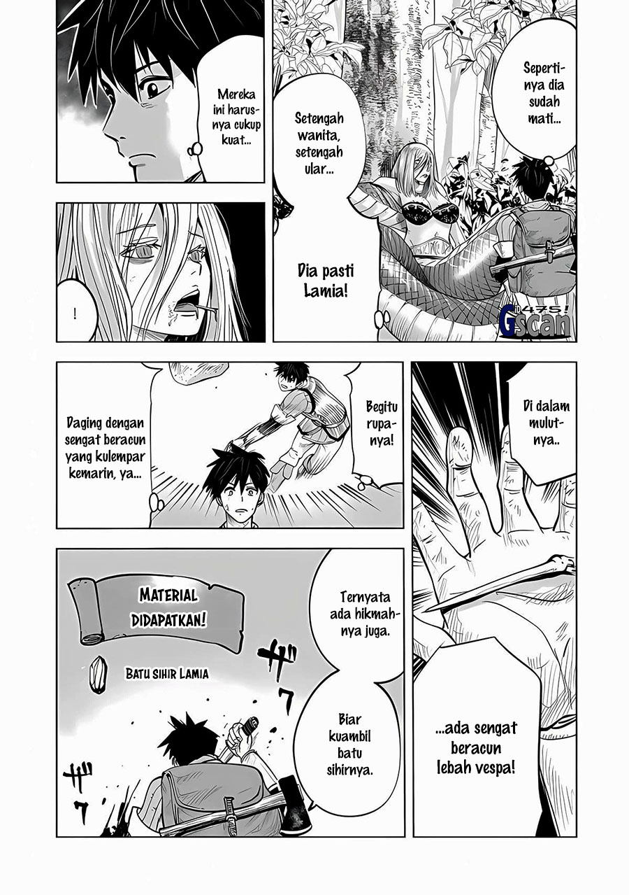 Makyou Seikatsu: Gakeppuchi Boukensha ga Hikikomoru ni wa Hirosugiru Chapter 2.1 - halaman 6