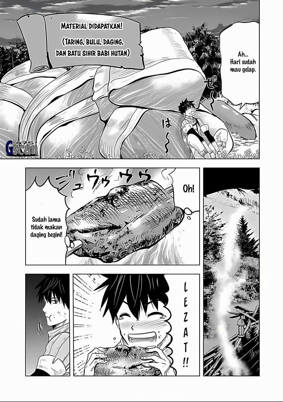 Makyou Seikatsu: Gakeppuchi Boukensha ga Hikikomoru ni wa Hirosugiru Chapter 2.2 - halaman 3
