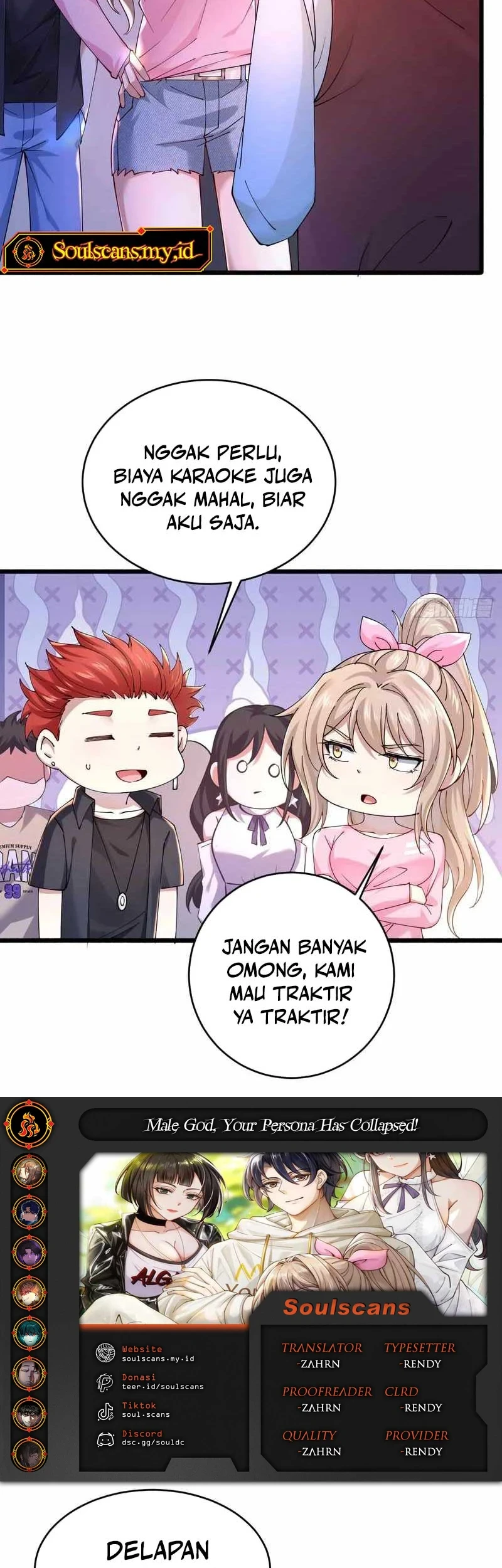 Male God, Your Persona Has Collapsed! Chapter 12 - halaman 6