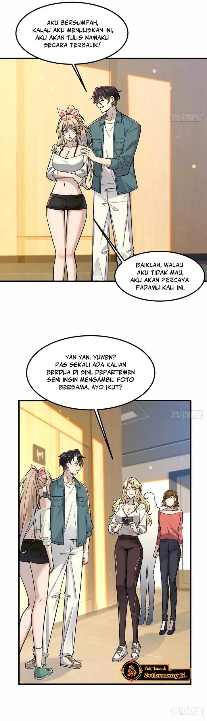 Male God, Your Persona Has Collapsed! Chapter 30 - halaman 11