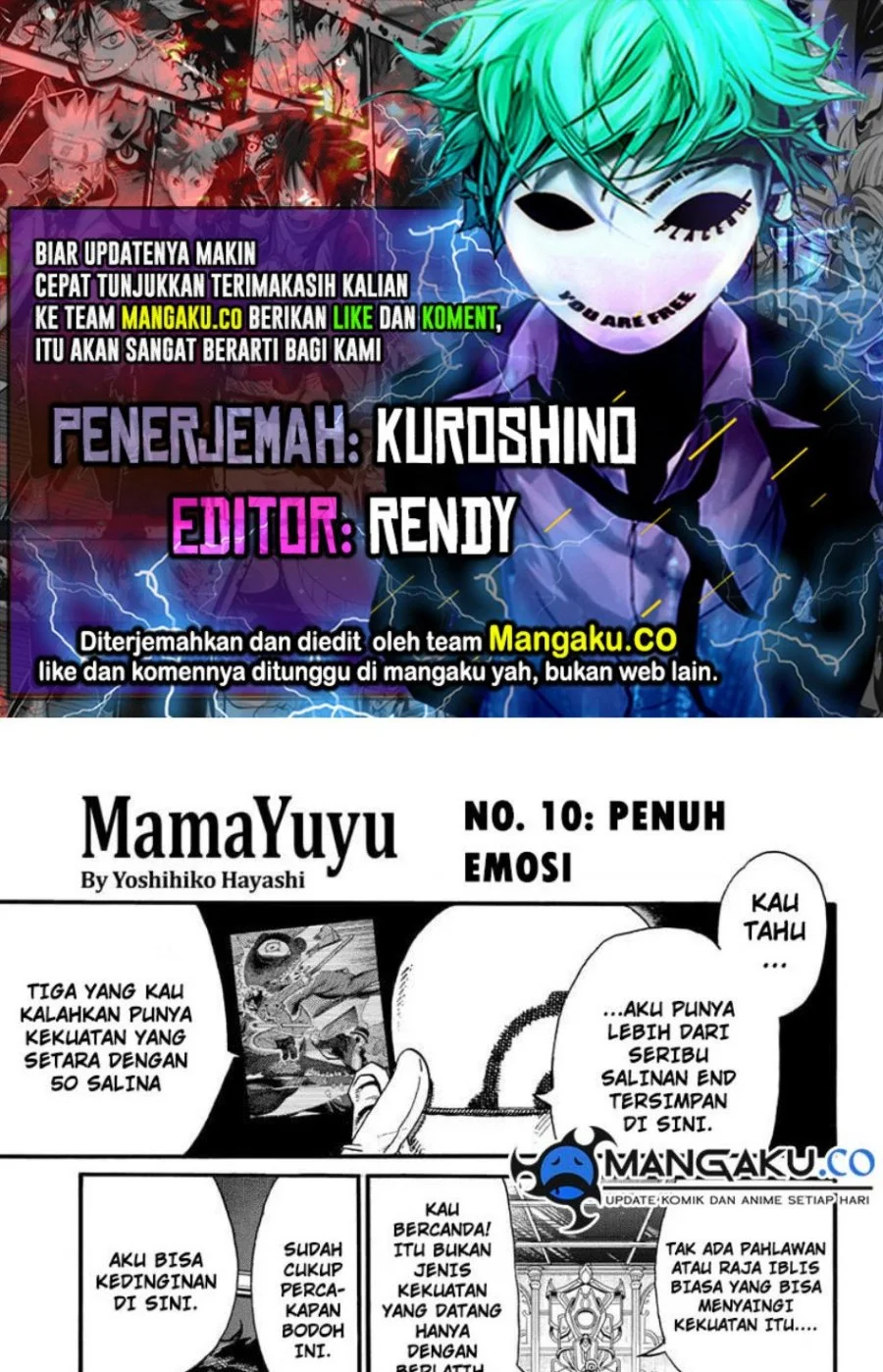 MamaYuyu Chapter 10 - halaman 1