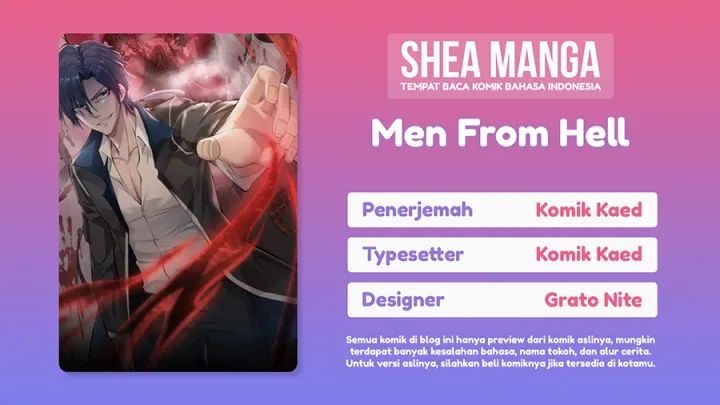 Man From Hell Chapter 1 - halaman 1
